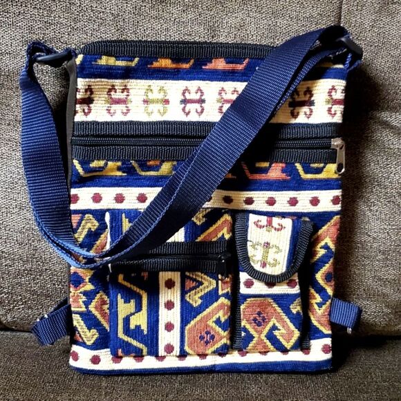 Tapestry Style Shoulder Bag - Picture 1 of 7